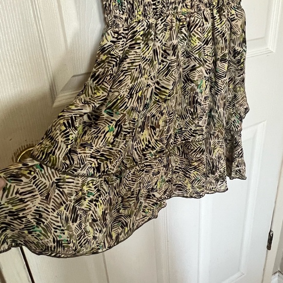 Zara, printed elastic waistband dress. - Picture 6 of 7